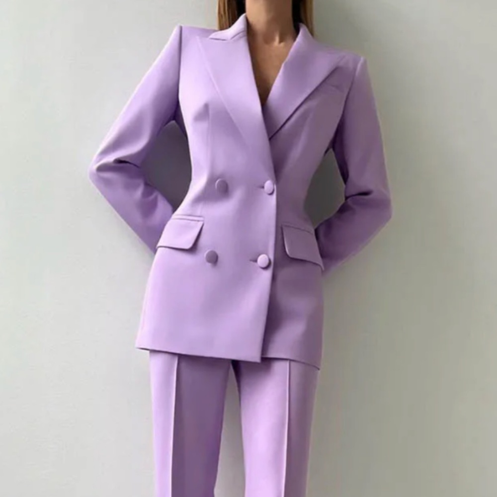 The Mulia Two Piece Suit Set  Available in all Colors!